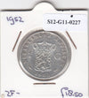 S12-G11-0227 Antillen 1 gulden 1952  VF KM2 zilver