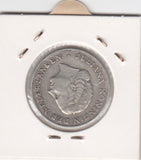 S12-G11-0228 Antillen 1 gulden 1963  VF KM2 zilver