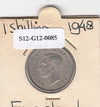 S12-G12-0085 Verenigd Koninkrijk 1 shilling 1948  VF KM# 864 Schotse crest, leeuw zittend met het gezicht op de kruin