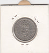 S12-G12-0098 Verenigd Koninkrijk 1 shilling 1961  VF KM# 904 English arms, three lions on crowned shield