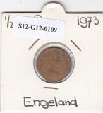 S12-G12-0109 Verenigd Koninkrijk ½ new penny 1973  VF KM# 914