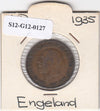 S12-G12-0127 Verenigd Koninkrijk ½ penny 1935  VF KM# 837