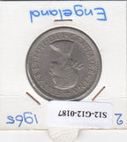 S12-G12-0187 Verenigd Koninkrijk 2 shillings (florin) 1965  VF KM# 906
