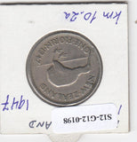 S12-G12-0198 Nieuw-Zeeland 1 florin 1947  VF KM102a