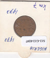 S12-G12-0207 Nigeria 1/2 kobo 1973  VF KM7