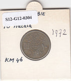 S12-G12-0304 Saoedi-Arabië 10 halaha 1972  VF KM46