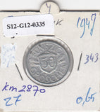 S12-G12-0335 Oostenrijk 50 groschen 1947  VF KM2870
