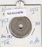 S12-G12-0370 Noorwegen 1 krone 1925  VF KM385