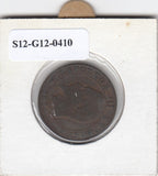 S12-G12-0410 Frankrijk 5 centimes 1854 MA VF KM777