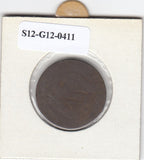 S12-G12-0411 Frankrijk 5 centimes 1864 BB FI/VF KM797