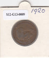 S12-G13-0009 Verenigd Koninkrijk ½ penny 1920  FI KM# 809