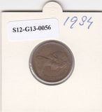 S12-G13-0056 Verenigd Koninkrijk 1 penny 1984  VF KM# 927