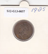 S12-G13-0057 Verenigd Koninkrijk 1 penny 1985  VF KM# 935