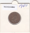 S12-G13-0061 Verenigd Koninkrijk 1 penny 1989  VF KM# 935