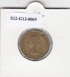 S12-G13-0069 Verenigd Koninkrijk 3 pence 1960  VF KM# 900