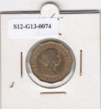S12-G13-0074 Verenigd Koninkrijk 3 pence 1965  VF KM# 900