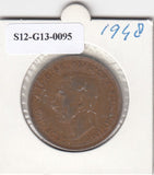 S12-G13-0095 Verenigd Koninkrijk 1 penny 1948  VF KM# 845