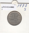 S12-G14-0003 Finland 1 markka 1972 S VF KM49a