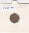 S12-G14-0036 Finland 1 pennia 1968   VF KM44