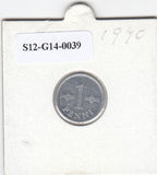 S12-G14-0039 Finland 1 pennia 1970   VF KM44a