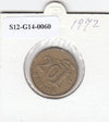 S12-G14-0060 Finland 20 pennia 1972 S VF KM47