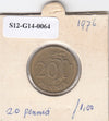 S12-G14-0064 Finland 20 pennia 1976 K VF KM47