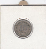 S12-G14-0082 Malaya 10 cents 1948   VF KM8