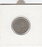 S12-G14-0092 Malaya 10 cents 1950   VF KM8