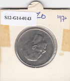 S12-G14-0143 België 10 franc 1970   VF+ KM156 belgique