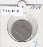 S12-G14-0145 België 5 franc 1949   VF KM134 belgique