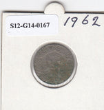 S12-G14-0167 Suriname 25 cent 1962   Fi- KM14