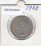 S12-G14-0191 Kenia 1 shilling 1967   VF KM5
