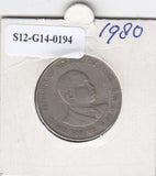 S12-G14-0194 Kenia 1 shilling 1980   VF KM20