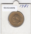 S12-G14-0196 Kenia 5 cent 1971   MS60 KM10