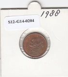 S12-G14-0204 Griekenland 1 drachme 1988   VF KM150