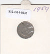 S12-G14-0232 Nigeria 6 pence 1959   VF KM4