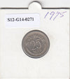 S12-G14-0271 India 25 paise 1975 bombay VF KM49
