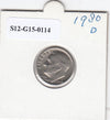 S12-G15-0114 Verenigde Staten dime 1980 D VF KM195a