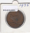 S12-G16-0003 Ierland 1 penny 1935  VF KM# 3