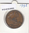 S12-G16-0005 Ierland 1 penny 1942  VF KM# 11