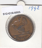 S12-G16-0005 Ierland 1 penny 1942  VF KM# 11