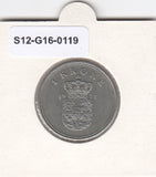 S12-G16-0119 Denemarken 1 krone 1972  VF KM# 851