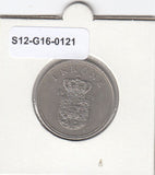 S12-G16-0121 Denemarken 1 krone 1972  VF KM# 851