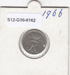 S12-G16-0162 Denemarken 10 öre 1966  VF KM# 849