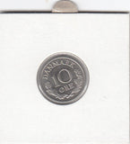 S12-G16-0165 Denemarken 10 öre 1969  XF KM# 849