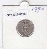 S12-G16-0166 Denemarken 10 öre 1970  VF KM# 849