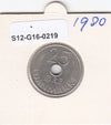 S12-G16-0219 Denemarken 25 öre 1980  XF KM# 861