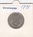 S12-G16-0369 Luxemburg 5 franc 1971  XF+ KM56