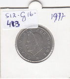 S12-G16-0413 Norway 1 krone 1977   VF  KM-419