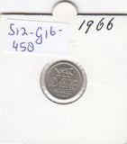 S12-G16-0458 Norway 10 öre 1966   XF KM-411